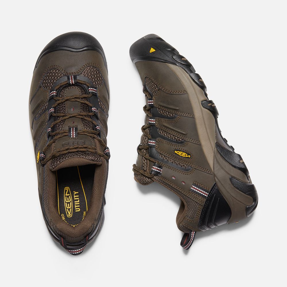 Keen Arbetsskor Herr Bruna - Lansing Låga (Steel Toe) - 150627AQK